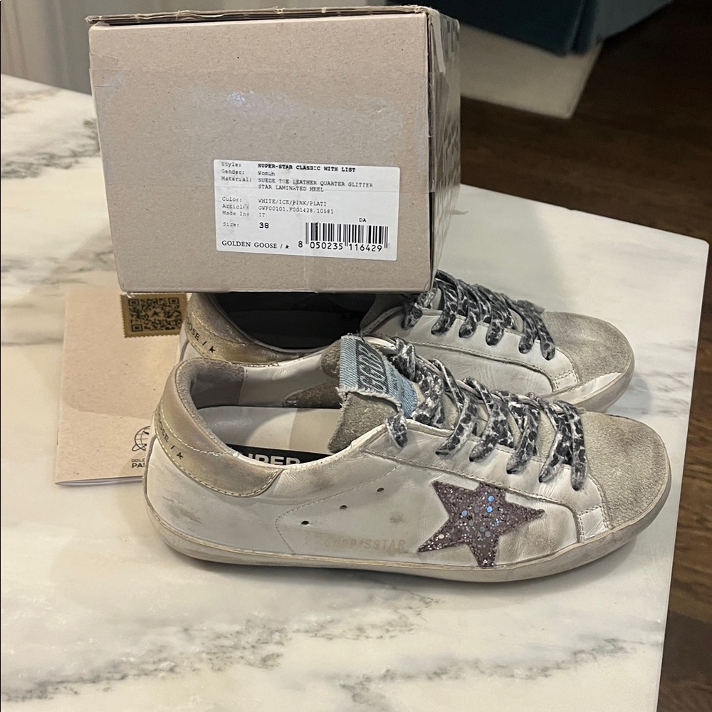 Authentic Golden Goose Sneakers size 38 - Picture 7 of 9
